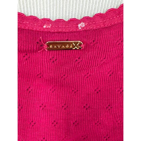 SAVAGE X FENTY Crop Top, NWT, Size XL, Pink - Picture 6 of 9